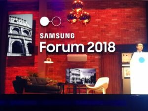 Tecnoconference Europe-Gruppo del Fio al Samsung Global Forum 2018